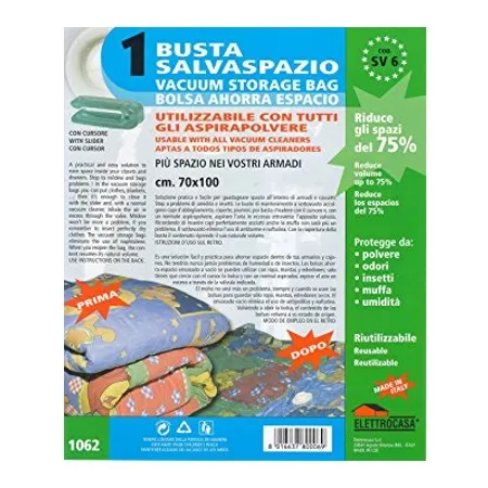 Elettrocasa - Busta salvaspazio, 70x100 - Sv6