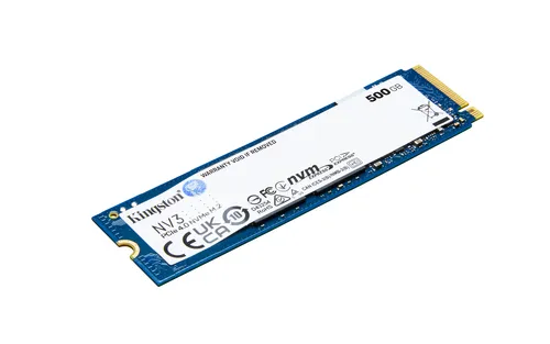 Kingston SSD Interno NV3 Nvm 500gb M,2 Pcie 4,0 R/W 3500/2100 Snv3s/500g