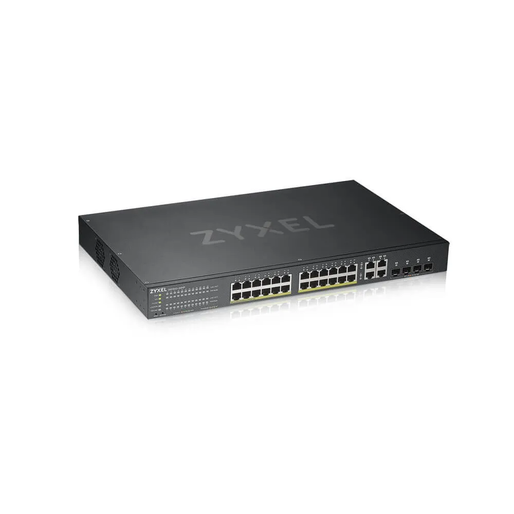 Zyxel Switch Smart Managed 24 Porte Gigabit Poe + 4 Uplink