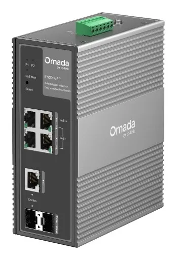 Switch Omada Ind 6P 5Rj45 1Sfp Slot Industrial Easy Managed Switch