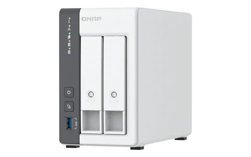 Qnap NAS TS-216g, 2-BAY Arm 4C 2.0ghz, 2 X Sata 6GB/S 3.5, 2.5, 4GB RAM On-Board, 1 Gbe, 1 2.5 TS-216g