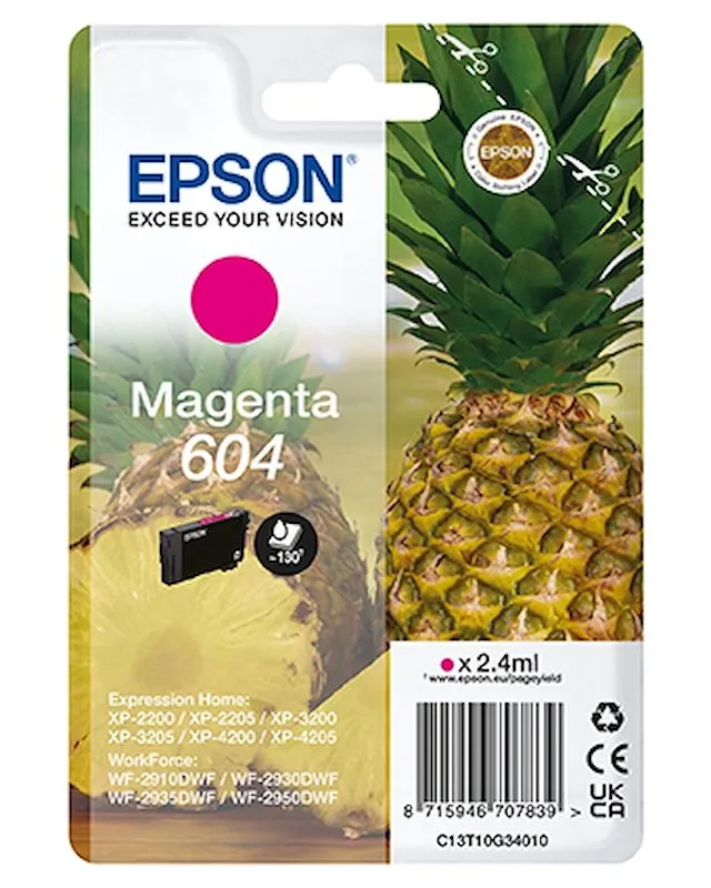 Epson Cartuccia Inkjet C13t10g34020 Magenta