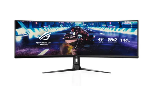 Asus Monitor Curvo 49 LED Va 32:9 (3840 X 1080), Rog Strix, Reg Altezza, DP/Hdmi 90lm04h0-B01170