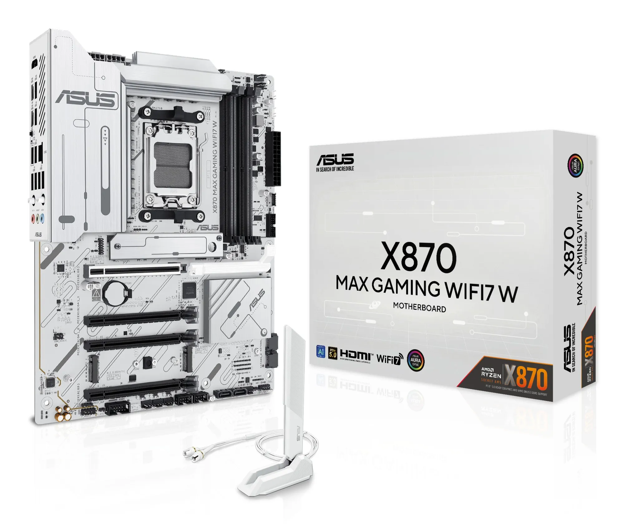 Asus Mb X870 Max Gaming Wifi7 W//Am5X870Usb4Wifi7Aura