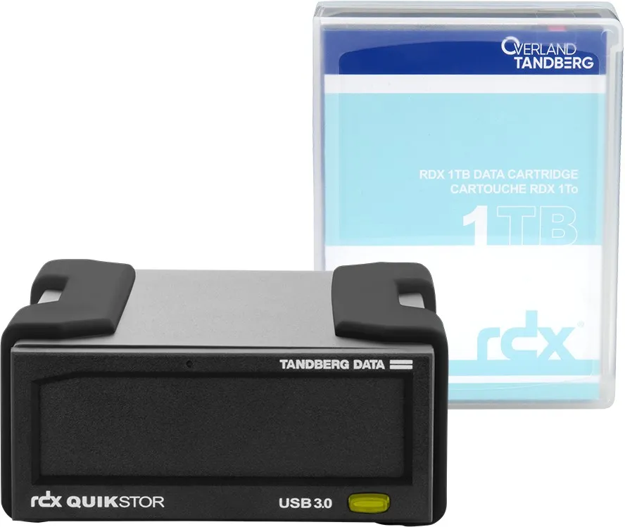 Tandberg Data Kit unità esterna RDX con disco rigido da 1 TB nero (8864-RDX)