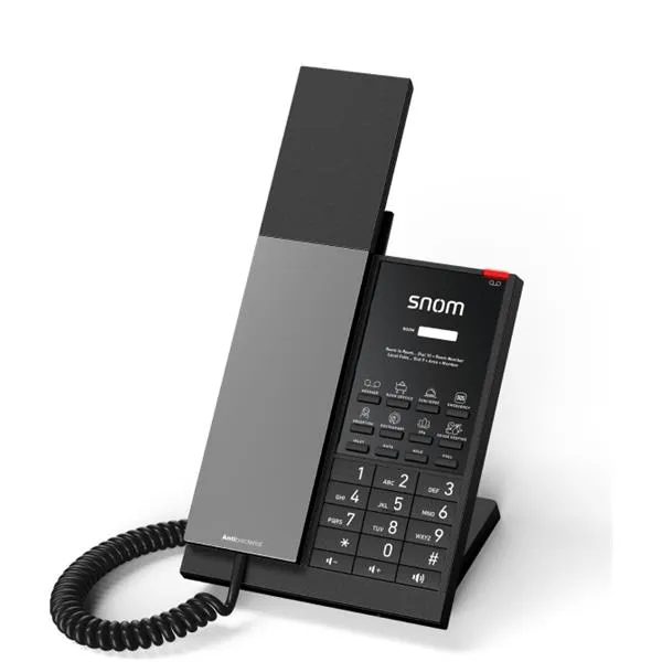 Snom Hospitality Phones HD350W (1-LINE Wifi Sip Corded Phone With Handset) Arriva Neutro Senza Nessuna Etichetta. 00007008
