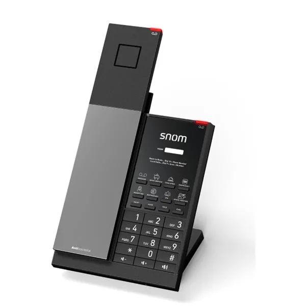 Snom Hospitality Phones HD351W (1-LINE Wifi Sip Corded Phone With Cordless Handset) Arriva Neutro Senza Nessuna Etichetta 00007009