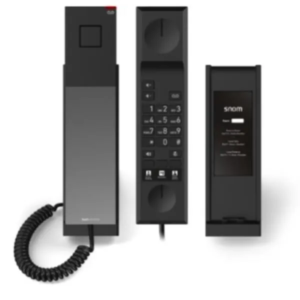 Snom HD300A 1-LINE Analog Phone Line-Powered No Battery Required High-Quality Handset Speakerphone 00007029