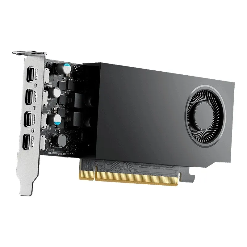 Pny Vga Quadro Rtx A400 4Gb 4X Mini Dp 3X Mdp To Dp Adapter 1X Atx Bracket Low Profile