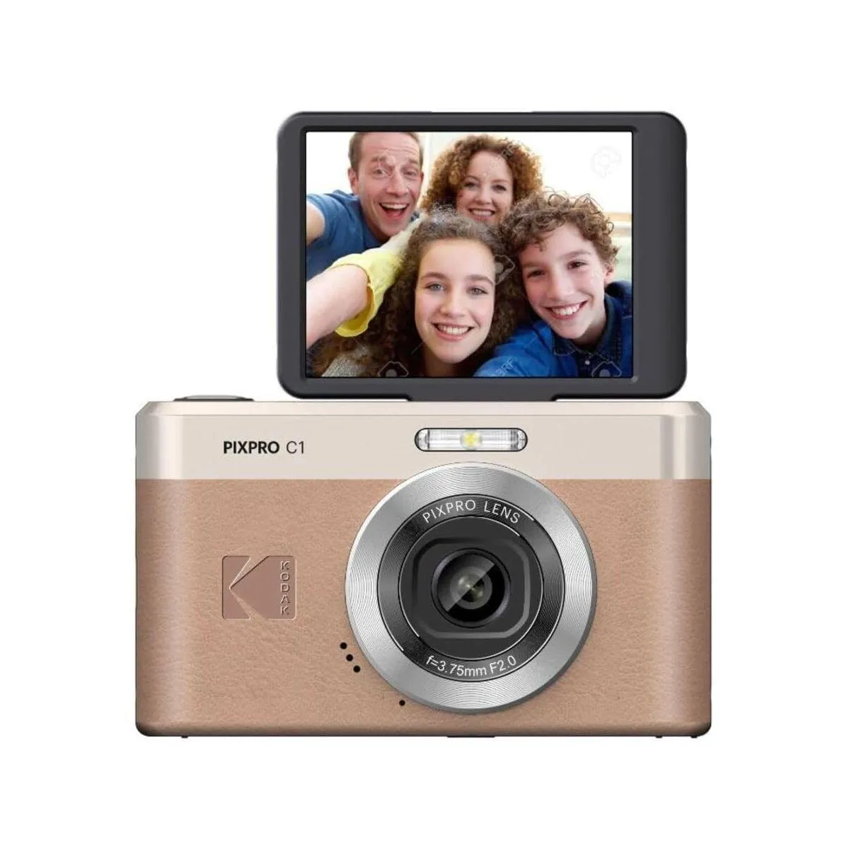Kodak Fotocamera compatta C1 Kfc1br brown