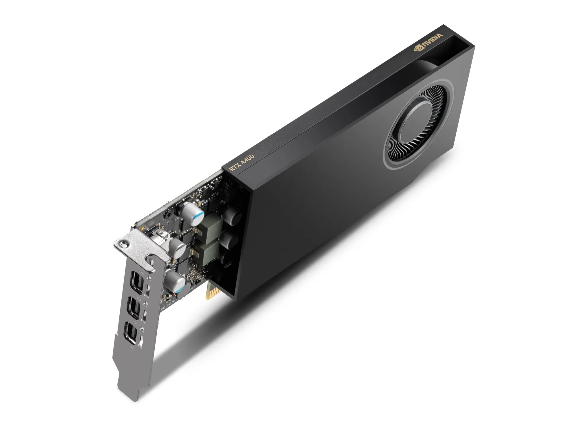 Pny Vga Quadro Rtx A400 4Gb 4X Mini Dp 1X Atx Bracket Low Profile Oem Vers