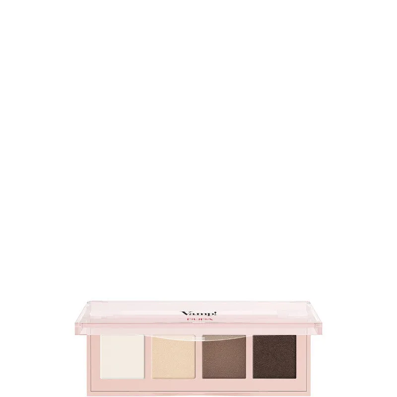 Pupa Vamp! Palette 4 Ombretti - N.001 NATURAL MATT