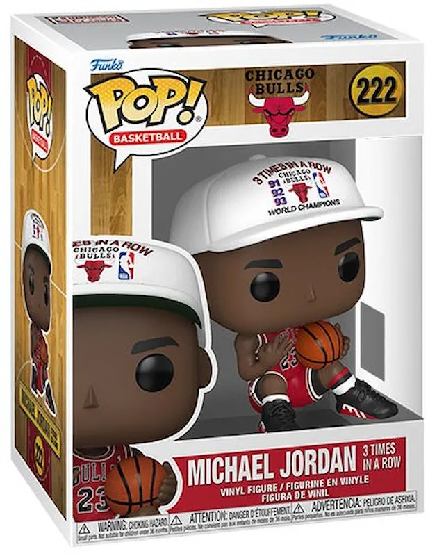 Funko Pop! NBA Chicago Bulls Michael Jordan 3 Times a Row 222