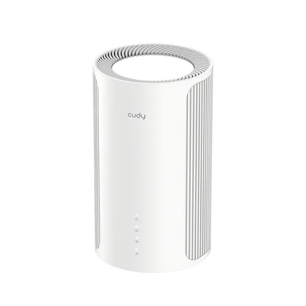 Cudy Router AX3000 WiFi 6 5G Nr - 3 Porte - Velocità fino a 1000Mbps - 1 Slot Nano SIM - Antenne Interne - 1 Slot Nano SIM - Colore Bianco