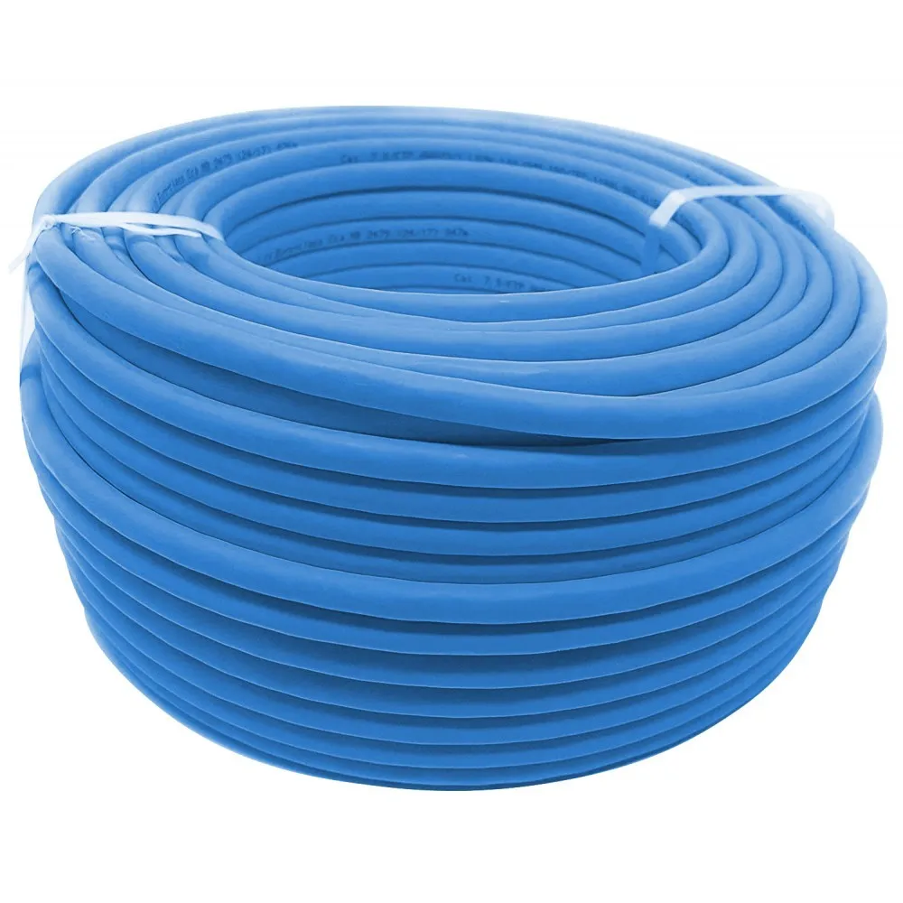 Bobina Rete Utp Cat6 305Mt Rame Awg24 Rame Lszh Classe Cpr Cca Blu