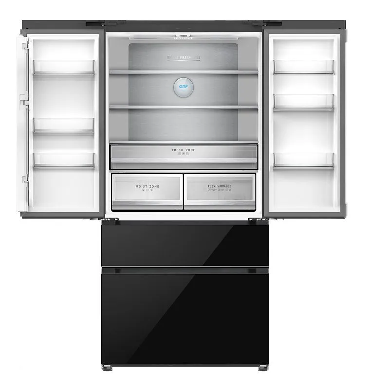 Grf Frigorifero americano Sf9160931bg Vetro nero