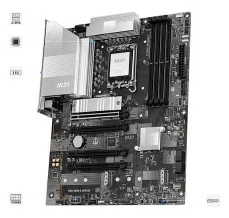 Msi Mb Z890 Pro Z890-S Wifi6E Lga18514Ddr54Pci-Ex163M.22Usb 20G8Usb 5G 4Usb 2.0 4S