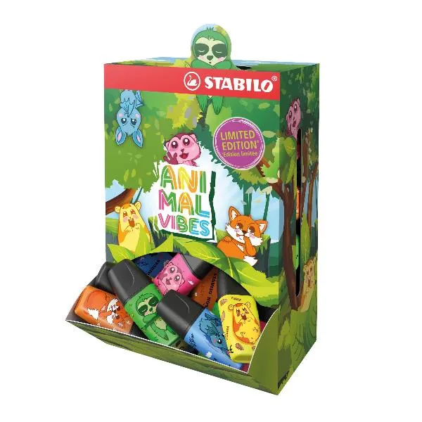 Stabilo Boss Mini Animal Vibes Espositore Da 50 Pz 07/50-12-1