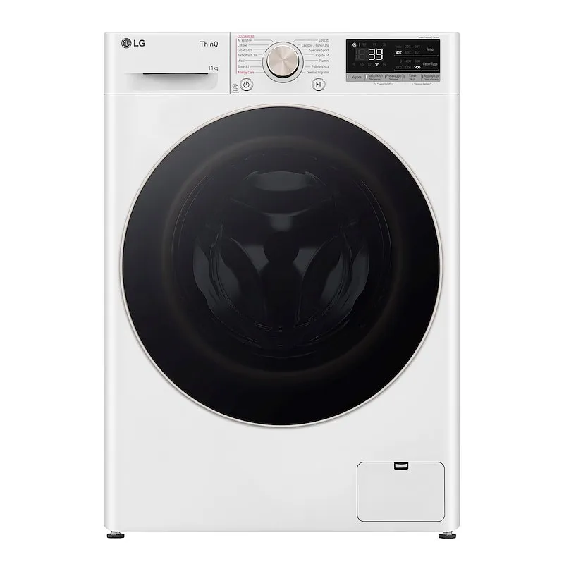 LG Lavatrice 11 Kg AI DD F4r7011tswg Bianco