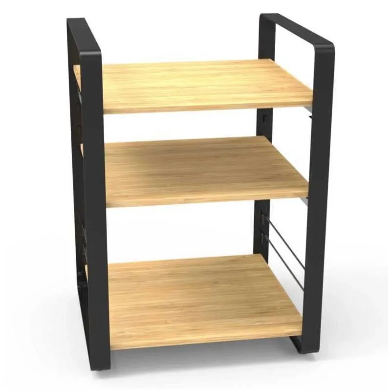 NorStone Mobile per Vinili Loft Central Bk/bmb Nero/Bamboo