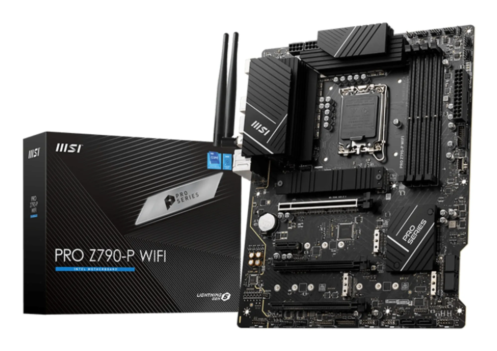 Msi Mb Z790 Pro Z790-P Wifi Lga 1700 4Ddr5 3Pci-Ex16 1Pci-Ex1 4M.2