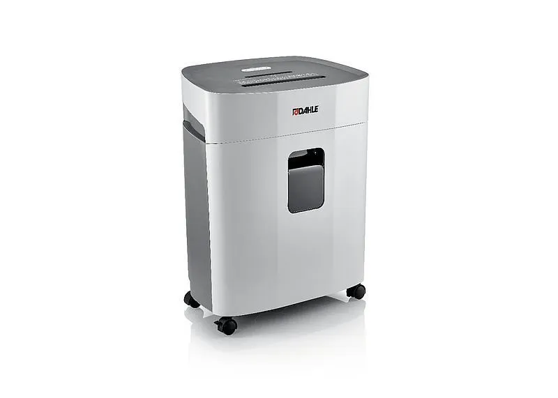 Distruggidocumenti manuale Dahle PaperSAFE 260 25L con ruote - Distrugge fino a 12 fogli - Taglio di particelle - Adatto per carta biglietti CD