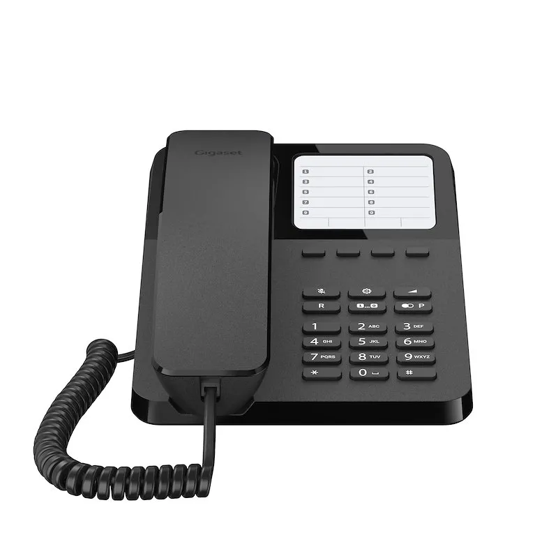 Gigaset Telefono Fisso Desk400 Nero