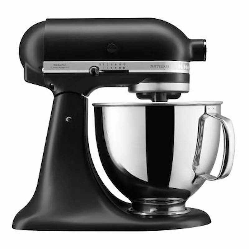 KitchenAid Impastatrice Planetaria 4,7L Artisan 5ksm125ebm Nero Matt