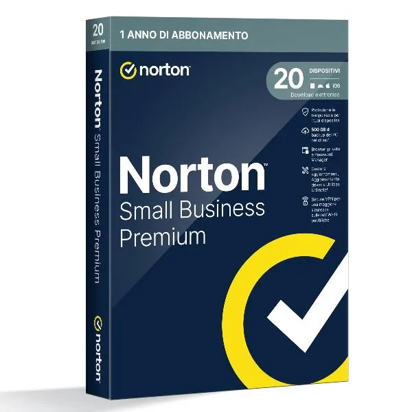 Norton Small Business Premium - 500GB It 1 User 20 Device 12 Mesi Box 21454842