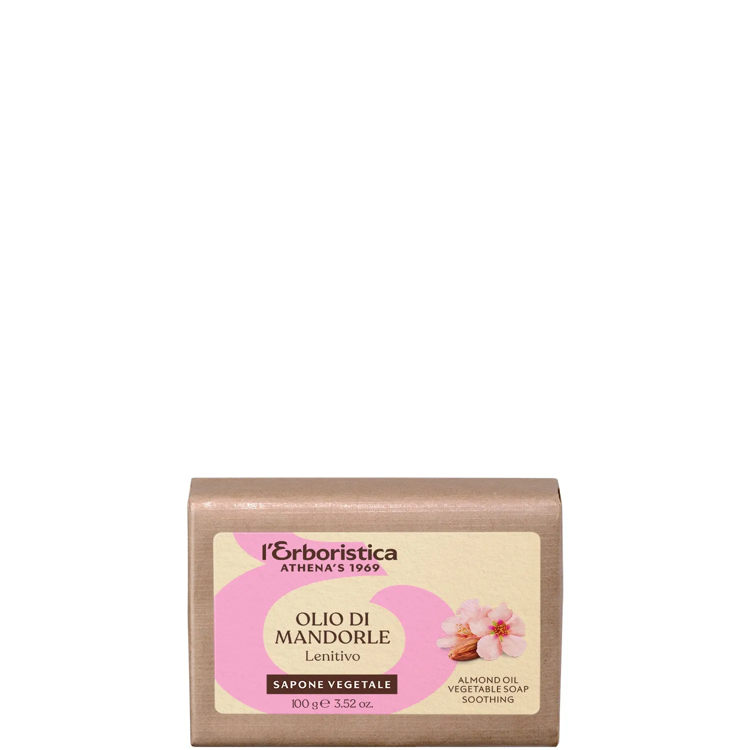 L’Erboristica Athena’s 1969 L'Erboristica Olio di Mandorle Sapone Vegetale - 100 ML