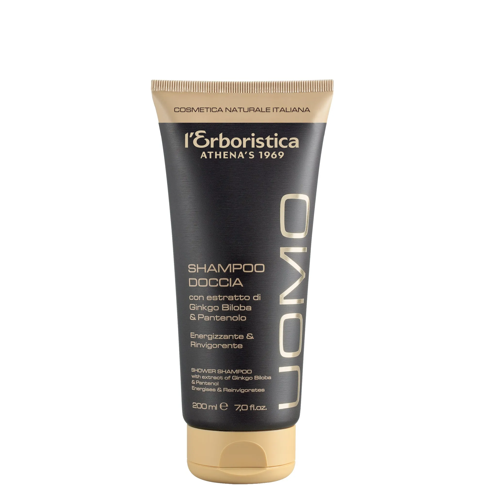 L’Erboristica Athena’s 1969 L'Erboristica Ginkgo biloba e Pantenolo Shampoo Doccia UOMO - 200 ML