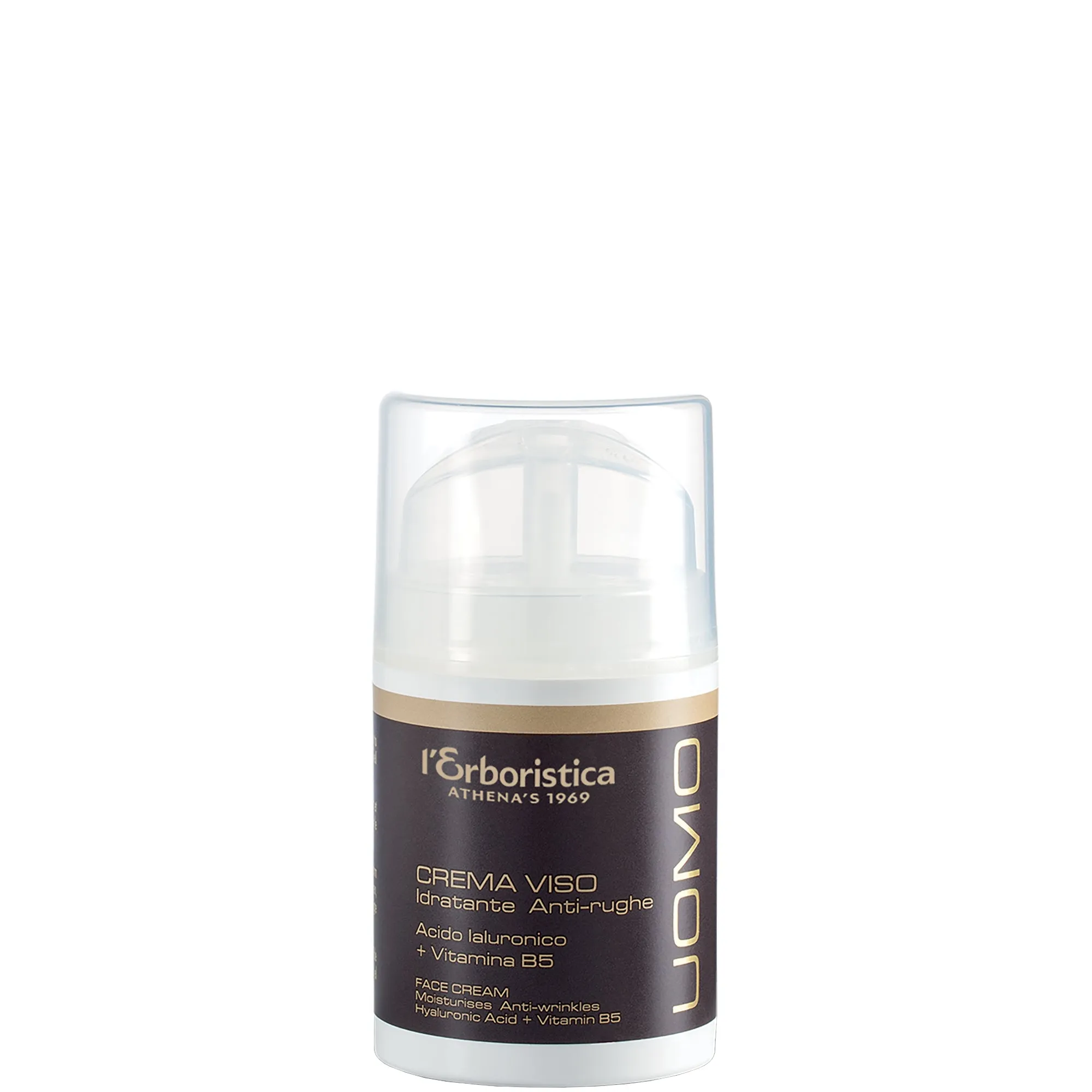 L’Erboristica Athena’s 1969 L'Erboristica Acido Ialuronico e Vitamina B5 Crema Viso UOMO - 50 ML
