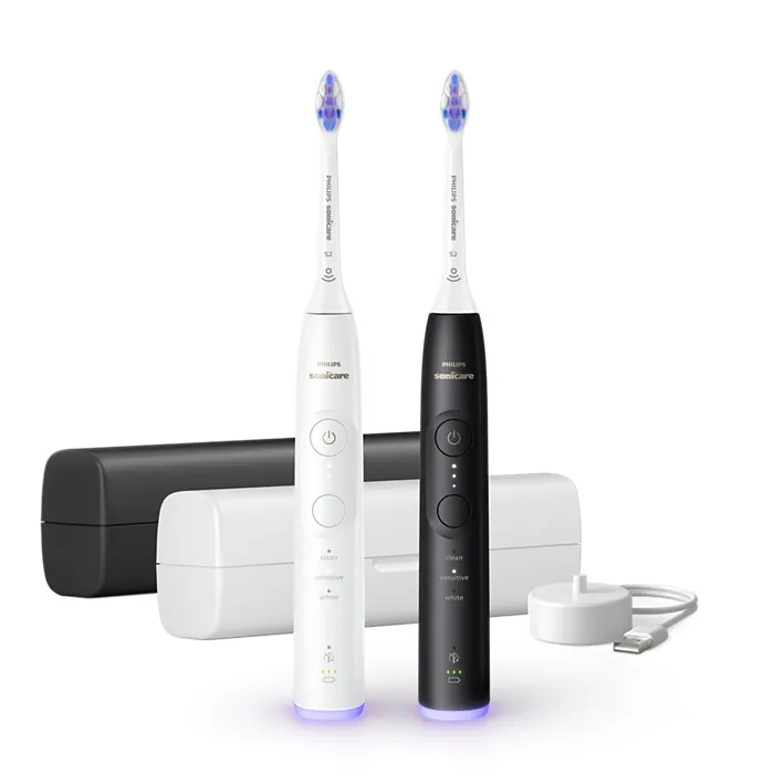 Spazzolino Da Denti Elettrico Con Hx7419/01 Sonicare 6500 Kit 2Pcs