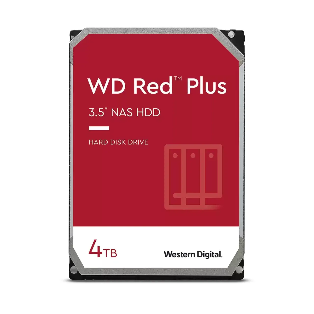 Western Digital Red Plus disco rigido interno 4 TB 5400 Giri/min 256 MB 3.5 Serial ATA III