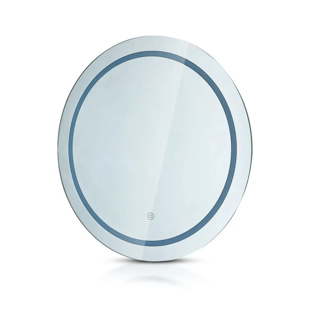 V-TAC Specchio LED Rotondo 25W con Sistema Anti-appannamento Interruttore Touch 3 in 1 600*35mm IP44