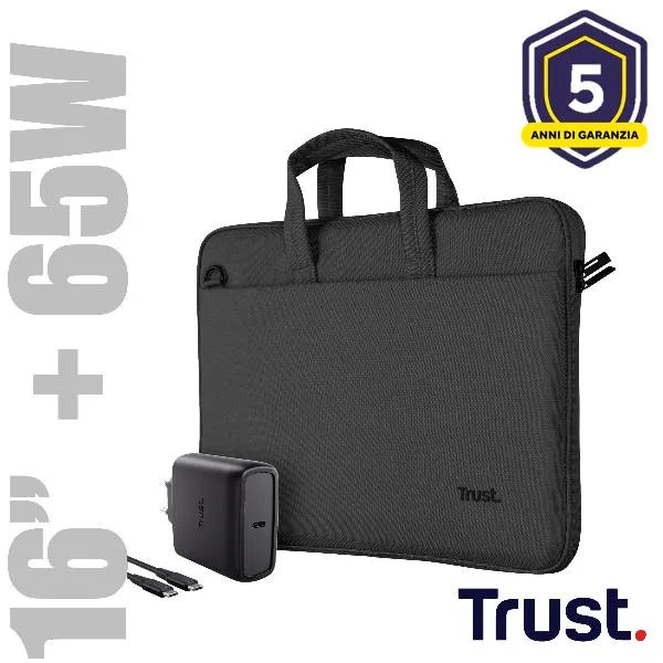 Trust Bologna Bag Charger Bundle 26298