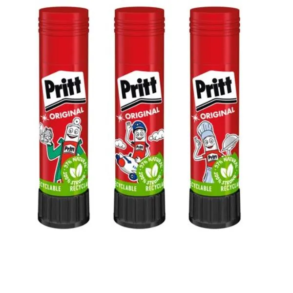 Pritt Colla Stick 11g - Cartone Bts 2022 (2+1 Gratis) 100pz (4 Tray Da 25pz/cad.) 2763599