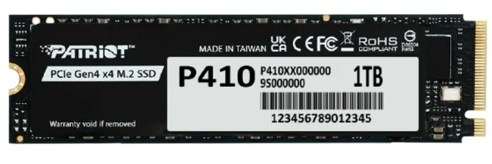 Patriot Ssd Interno P410 1Tb Pcie Gen4 X4 M.2 2280