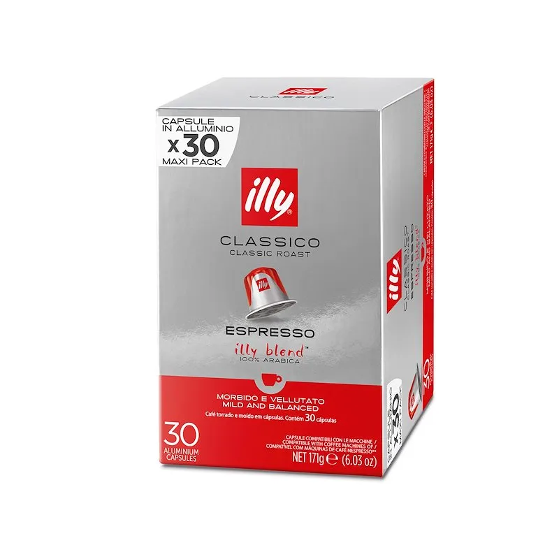 ILLY 30 CAPSULE COMPATIBILI NESPRESSO CLASSICO