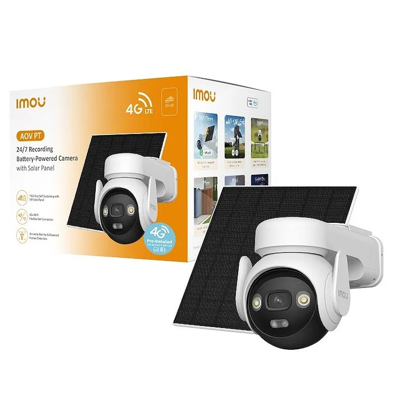 Imou Telecamera da esterno Aov Pt Kit 4g+