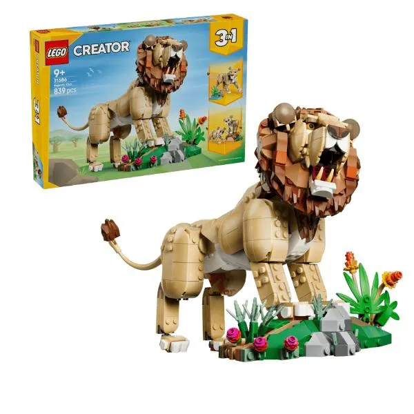 Lego Animali Selvatici: Leone Maestoso 31386