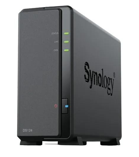 Nas Synology Ds124 1Hd/Ssd 3525 1Gbddr4/1P1Gbe 2Pusb3.2/