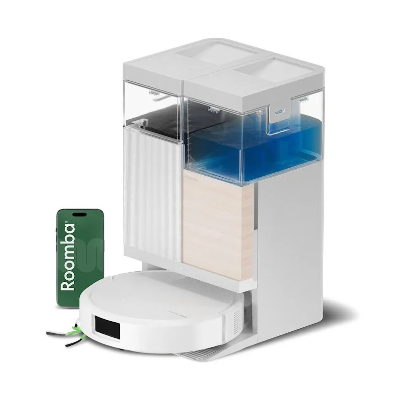 iRobot Roomba Plus 575 Combo + Autowash Dock White