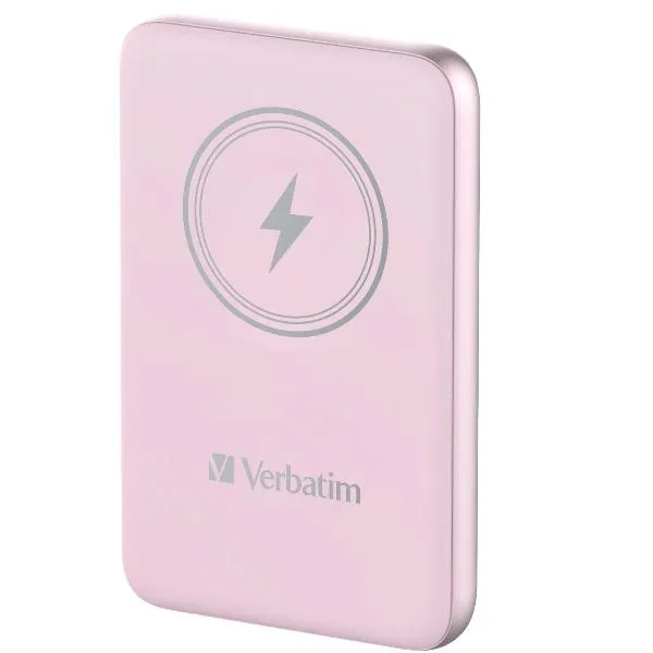 Verbatim Power Bank Wireless Magnetico 10000 Mah Pink 32248