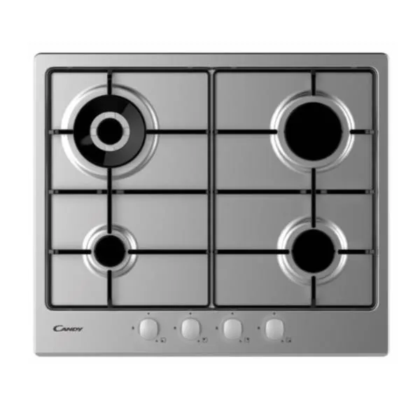 Candy Piano Gas 60CM Inox Piattina 4FUOCHI Dc 4KW Manopola 33801975