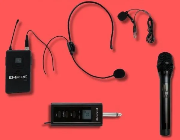 Empire Media Kit Ricevitore Uhf + Mic Ice + Mic Neck