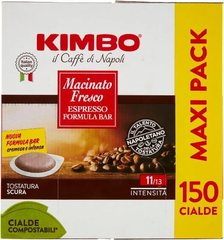 Kimbo Cialde 150 Pz Macinato Fresco
