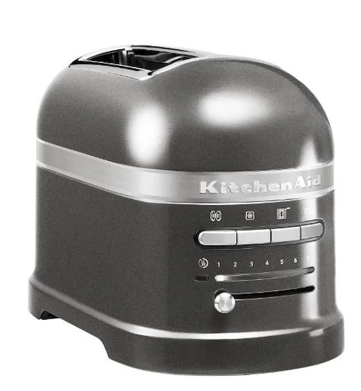 KitchenAid Tostapane 2 Scomparti 5kmt2204ems argento medaglia