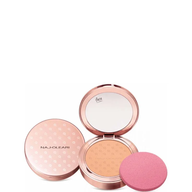 Naj-Oleari Silk feel Wet & dry Powder Foundation - Fondotinta Compatto in Polvere - N. 02 pesca