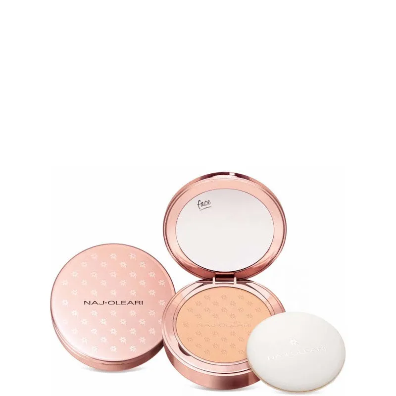 Naj-Oleari Skin Caress Pressed Powder - Cipria Compatta Uniformante - N. 01 beige caldo